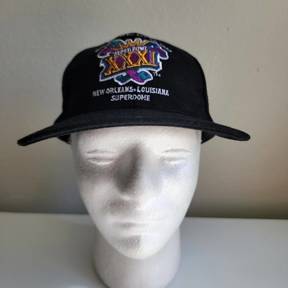 Vintage Super Bowl XXXI 31 Hat Cap New Orleans Superdome Logo Athletic - Picture 2 of 11